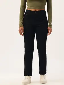 PARIS HAMILTON Women Boyfriend Fit High-Rise Stretchable Jeans