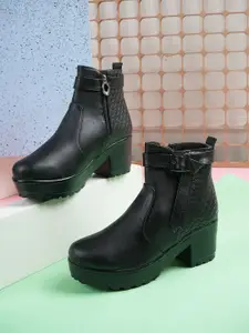 SAPATOS Women Block Heel Regular Boots