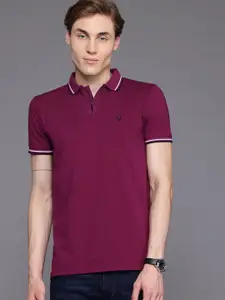 Allen Solly Polo Collar Regular Fit T-shirt with Hem Slits