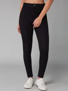 DOLCE CRUDO Women Slim Fit High-Rise Stretchable Jeans