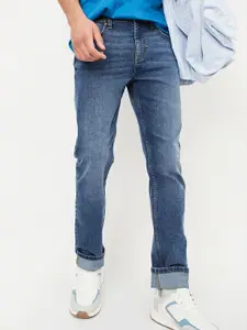 max Men Regular Fit Mid-Rise Light Fade Cotton Jeans