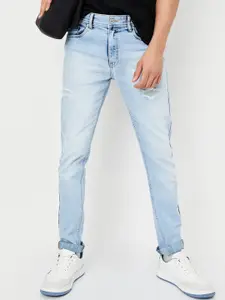 max Men Low Distress Heavy Fade Mid-Rise Jeans