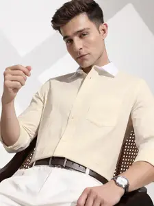 INVICTUS Urban Slim Fit Opaque Striped Pure Cotton Formal Shirt