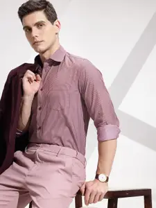 INVICTUS Pure Cotton Urban Slim Fit Striped Formal Shirt