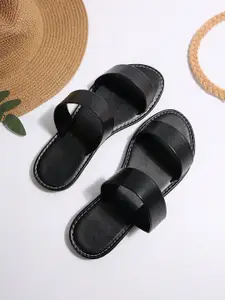 Jbarg Women Open Toe Flats with Bows