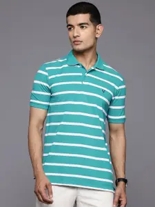 Allen Solly Men Striped Polo Collar T-shirt