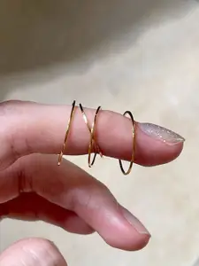 StyleCast Gold-Toned Set Of 4 Elegant Finger Rings