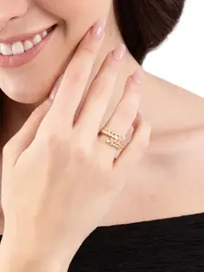 DressBerry Stone Studded Finger Ring