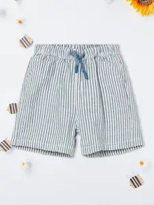 max Boys Striped Pure Cotton Shorts