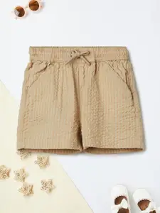 max Boys Printed Regular Fit Mid-Rise Cotton Shorts