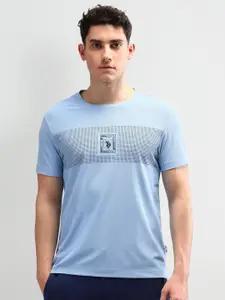 U.S. Polo Assn. Men Brand Logo Printed Slim Fit T-shirt