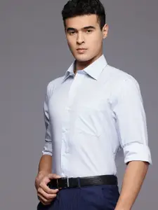 Louis Philippe Pure Cotton Classic Fit Printed Formal Shirt