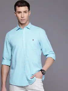 Louis Philippe Jeans Slim Fit Pure Cotton Casual Shirt