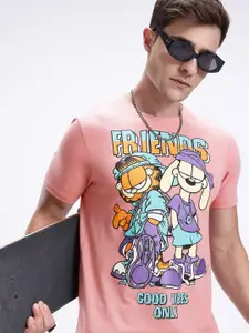 Kook N Keech Garfield Printed Pure Cotton T-shirt