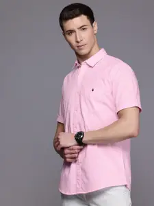 Louis Philippe Jeans Slim Fit Opaque Pure Cotton Casual Shirt