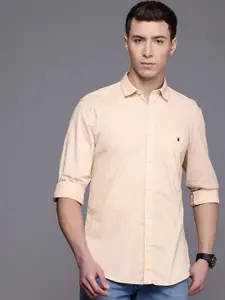 Louis Philippe Jeans Slim Fit Opaque Pure Cotton Casual Shirt