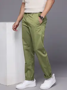 Louis Philippe Sport Men Slim Fit Chinos Trousers