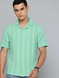 Levis Self Striped Pure Cotton Casual Shirt