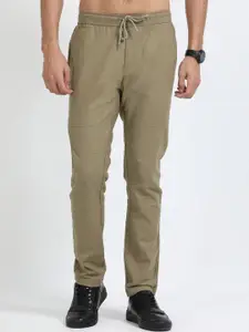 NEVER NEUD Men Relaxed Regular Fit Mid-Rise Regular Trousers