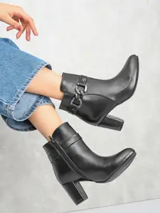 The Roadster Lifestyle Co Women Block-Heel Chelsea Boots