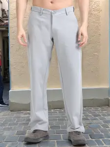 NEVER NEUD Men Relaxed Tencil Leisure Regular Trousers