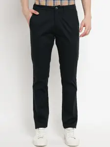 Allen Cooper Men Slim Fit Mid-Rise Cotton Trouser