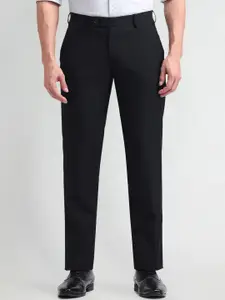 Arrow Men Classic Slim Fit Mid-Rise Trousers