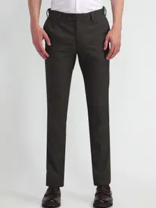 Arrow Men Classic Slim Fit Mid-Rise Formal Trousers