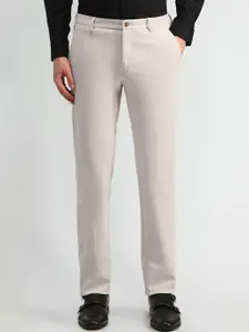 Arrow Men Tapered Fit Solid Knit Trousers