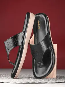 DressBerry Women Embellished Open Toe Flats with Laser Cuts