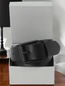 Provogue Men Textured Leather Formal Belt