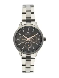 MONT NEO Men Printed Dial & Bracelet Style Straps Analogue Watch 9009M-M8816