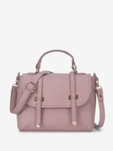 yelloe Textured Satchel