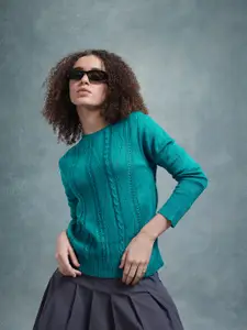 The Roadster Lifestyle Co. Open Knit Pullover