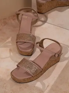 Inc 5 Embellished Party Wedge Sandals