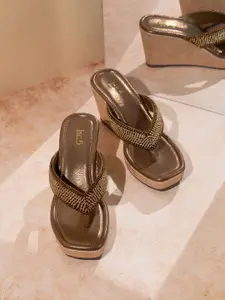 Inc 5 Embellished Party Wedge Sandals