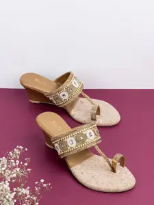 Inc 5 Embellished Wedge Heel Sandals