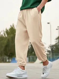 Bewakoof Heavy Duty 1.0 Men's Beige Oversized Joggers