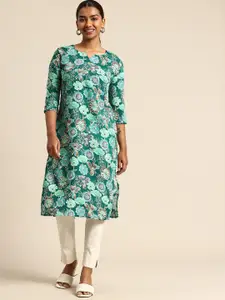 KETAKI FASHION Floral Printed Crepe Kurta