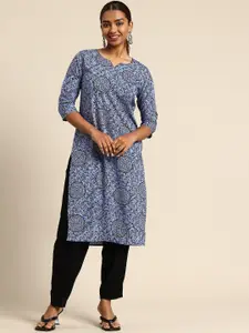 KETAKI FASHION Ethnic Motifs Printed Crepe Kurta