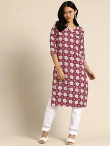 KETAKI FASHION Ethnic Motifs Printed Crepe Kurta
