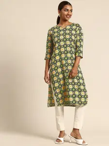 KETAKI FASHION Ethnic Motifs Printed Crepe Kurta