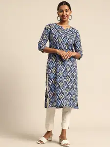 KETAKI FASHION Ethnic Motifs Printed Crepe Kurta