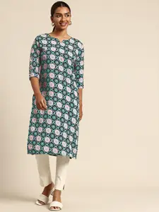 KETAKI FASHION Ethnic Motifs Printed Crepe Kurta