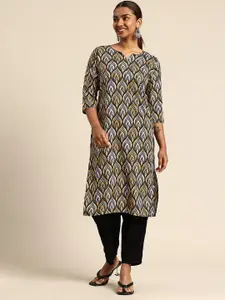KETAKI FASHION Ethnic Motifs Printed Crepe Kurta