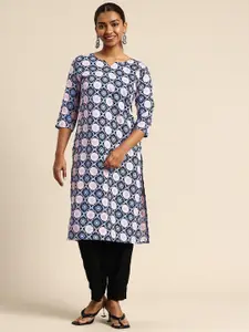 KETAKI FASHION Ethnic Motifs Printed Crepe Kurta