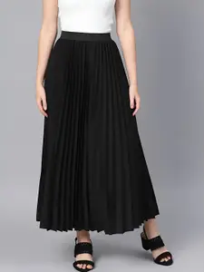 ZWERLON Women Flared A-Line Maxi Skirt