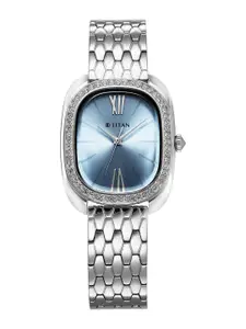 Titan Women Stainless Steel Bracelet Style Straps Analogue Watch 95317SM01