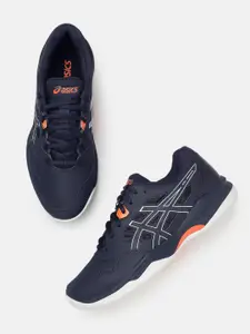 ASICS Men Gel-Renma Brand Logo Detailed Woven Design Badminton Shoes