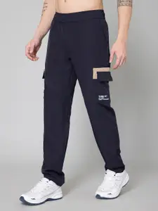 TURNFIT Men Straight-Fit Mid-Rise Track Pants